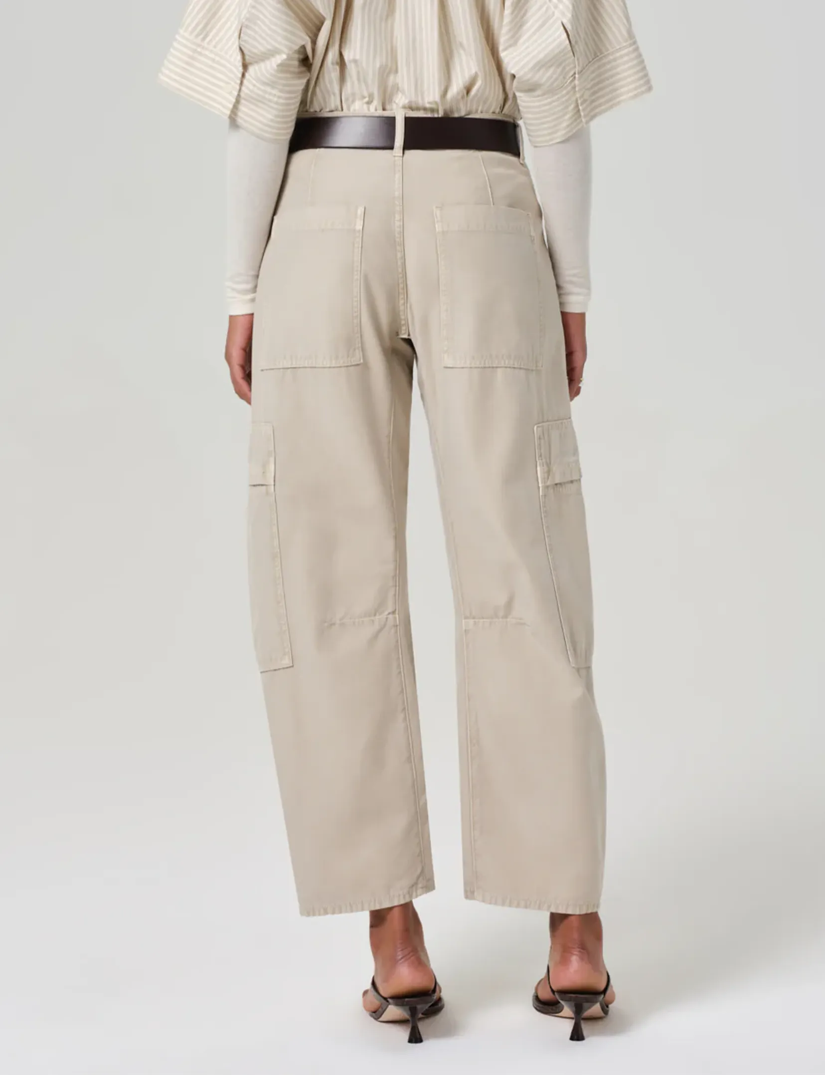 Marcelle Low Slung Cargo Pants, Burnished Quartz