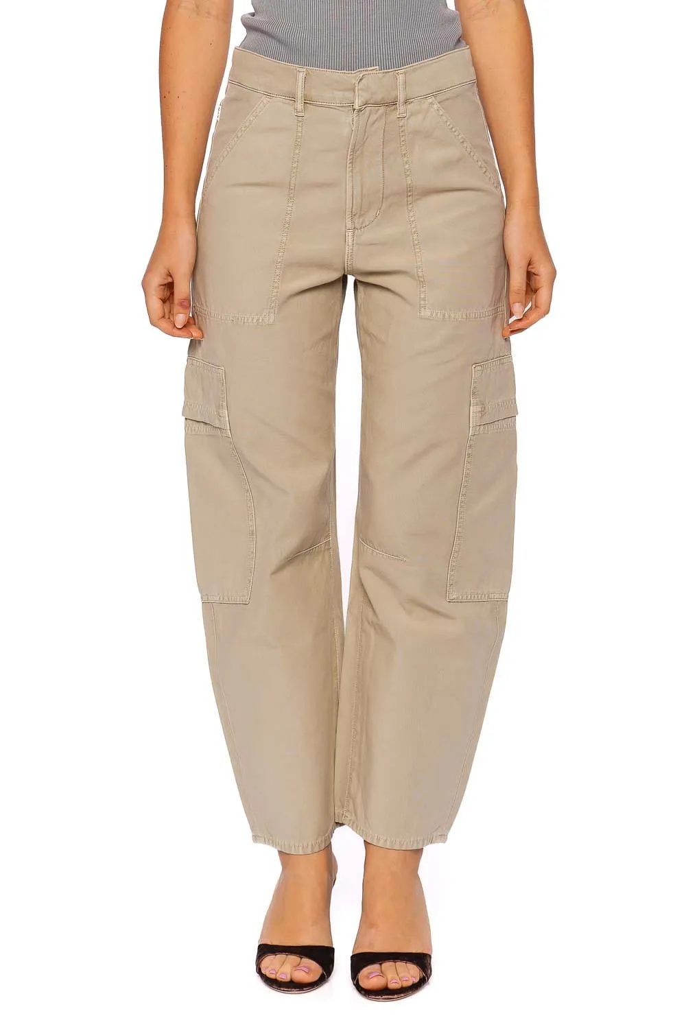 Marcelle Quartz Low Slung Cargo Jean