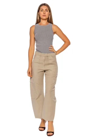 Marcelle Quartz Low Slung Cargo Jean