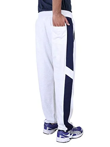 MARK LOUIIS Men's Regular Fit Track pants(ML-BSL-1101_Off-White_X-Large)