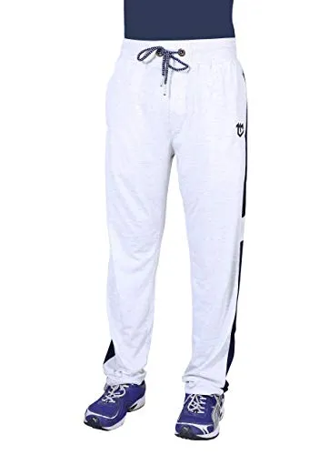 MARK LOUIIS Men's Regular Fit Track pants(ML-BSL-1101_Off-White_X-Large)