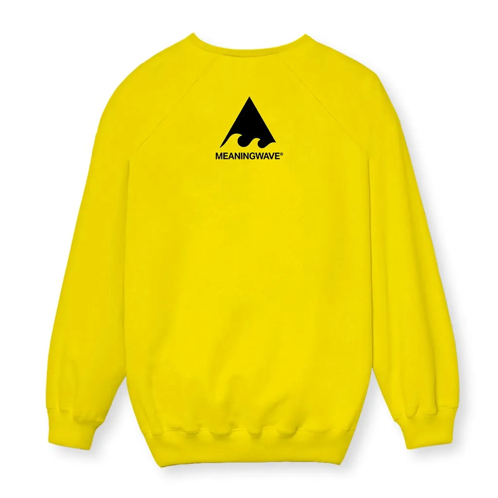 Meaningwave - Yellow Lum Sweatshirt
