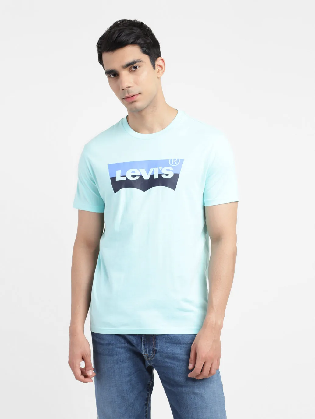 Men's Brand Logo Slim Fit T-shirt