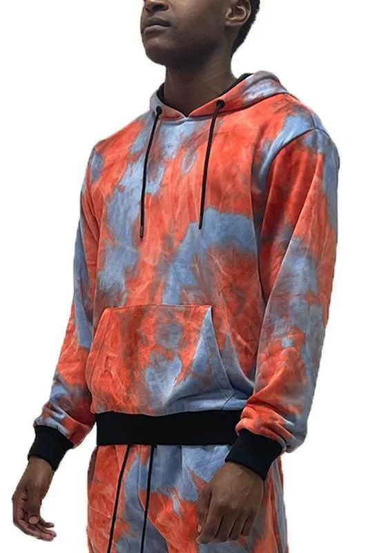 Mens Cotton Tye Dye Hoodies 5 Colors