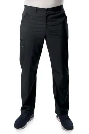 Men's Drawstring Cargo Pants with Angled Patch Pockets