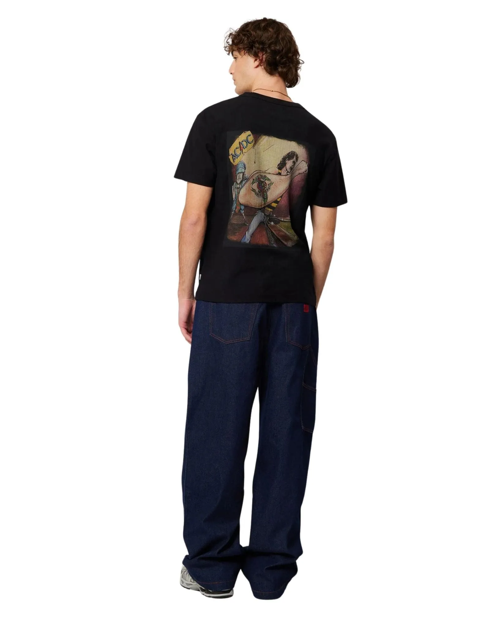 Mens Lightning Logo Tee - Black