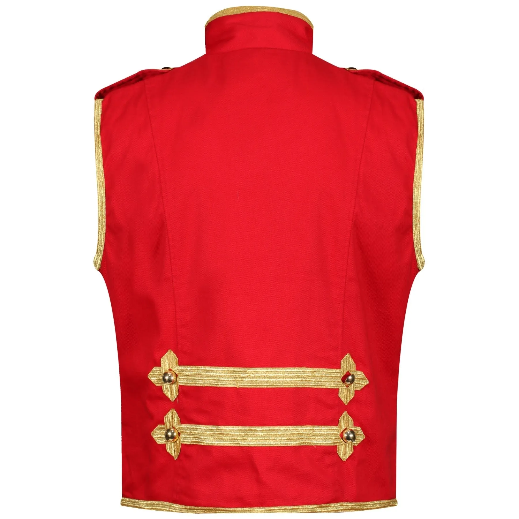 Men's Marching Band Sleeveless Drummer Parade Jacket