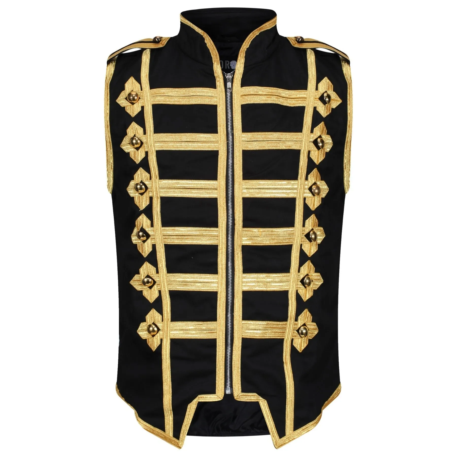 Men's Marching Band Sleeveless Drummer Parade Jacket
