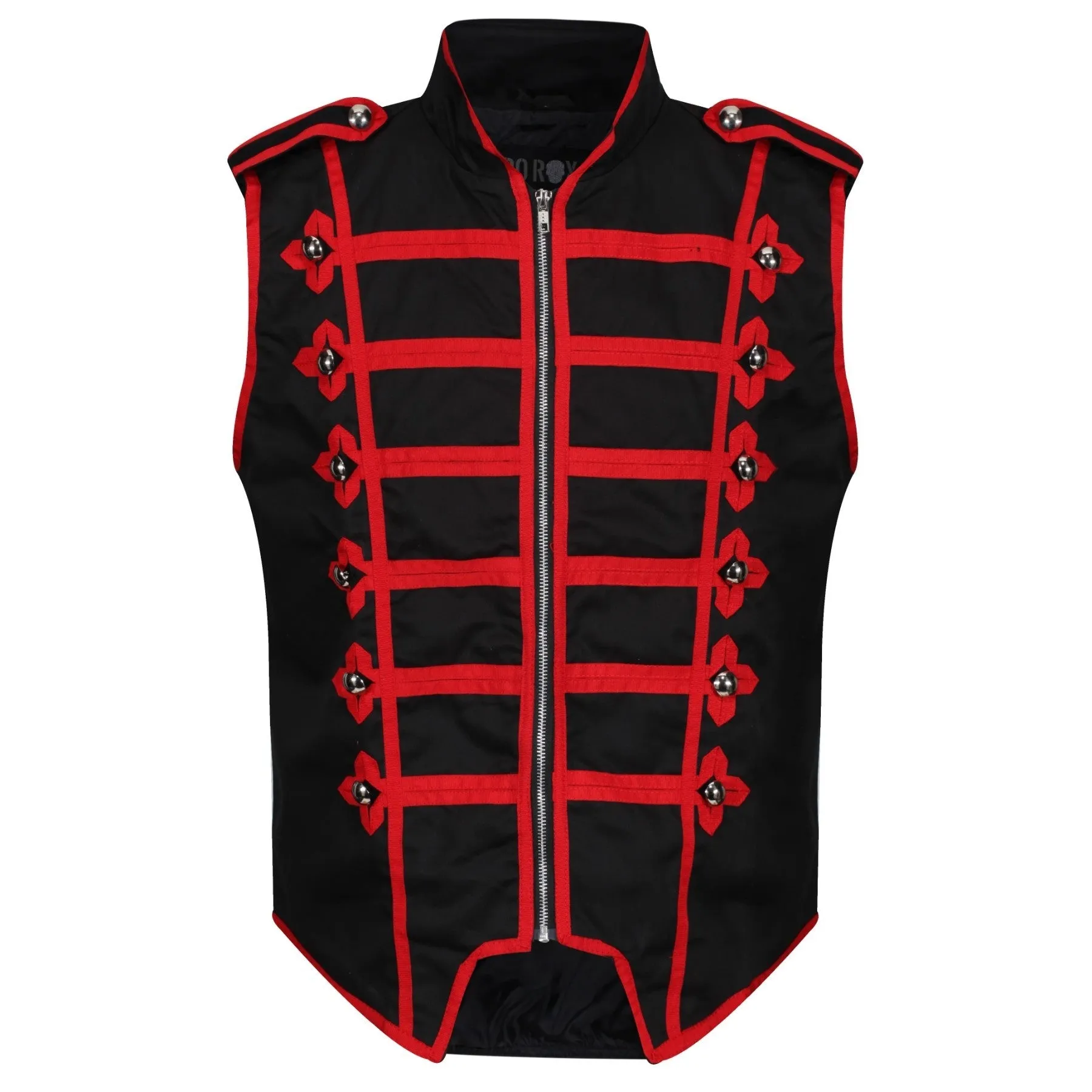 Men's Marching Band Sleeveless Drummer Parade Jacket