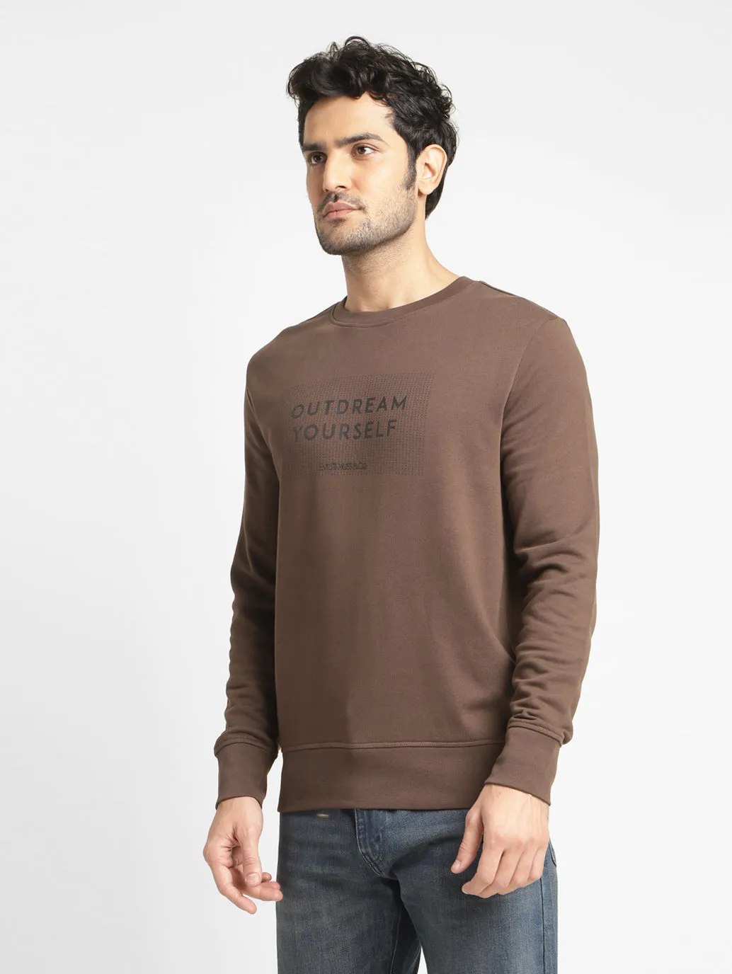 Men's Printed Crew Neck Sweatshirt