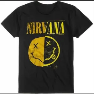 Merch Traffic - Nirvana "Split Smiley" T-Shirt