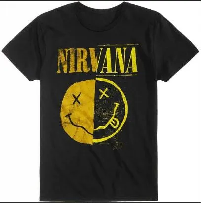 Merch Traffic - Nirvana "Split Smiley" T-Shirt