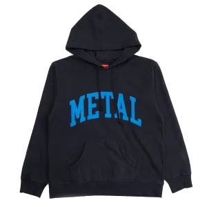METAL HOODIE - ACID DYE BLACK