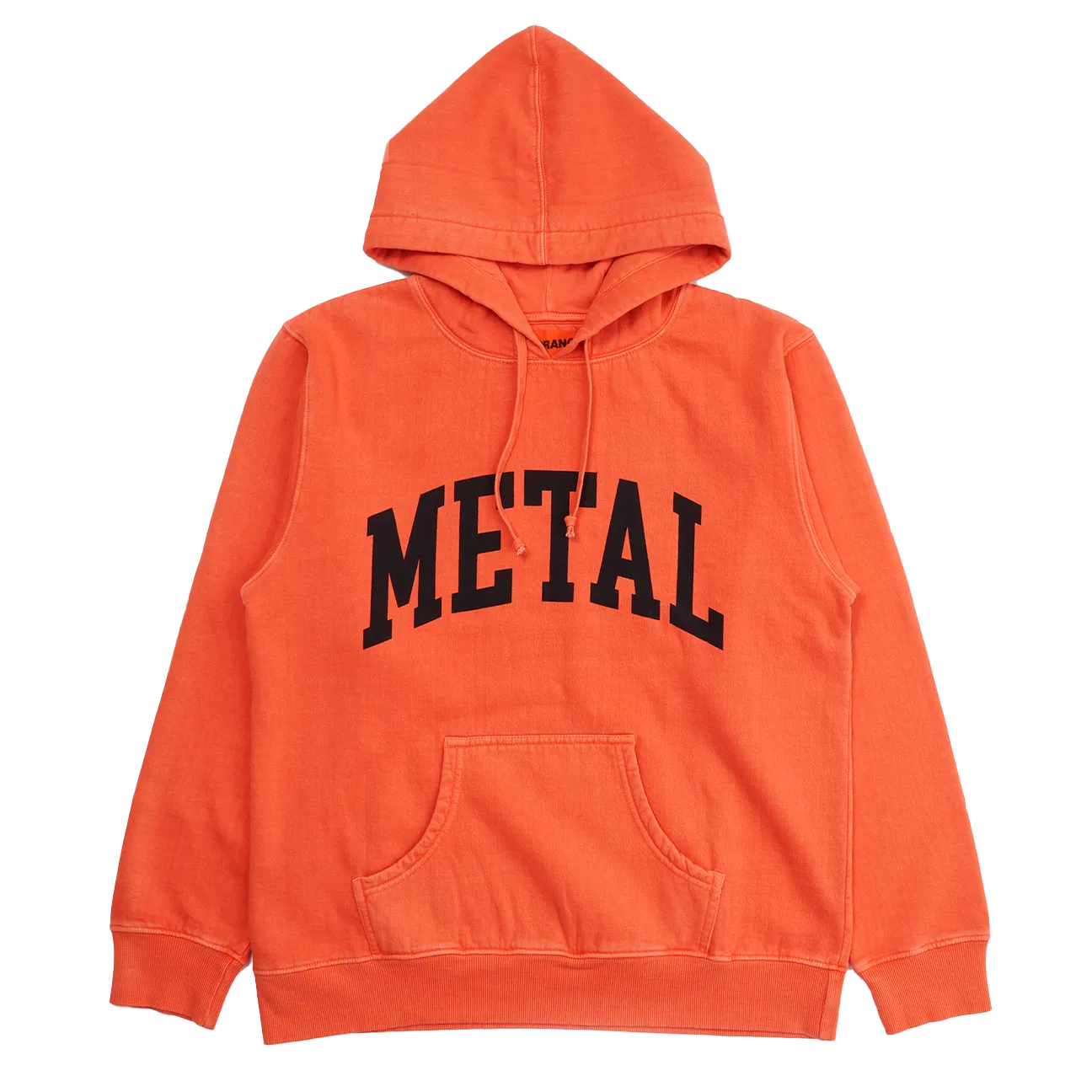 METAL HOODIE - ACID DYE ORANGE