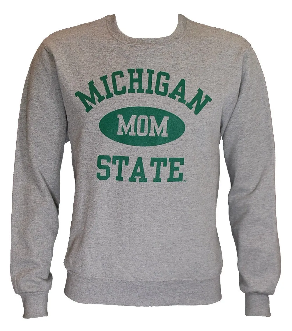 Michigan State University Spartans Family Crewnecks: Mom, Dad, Grandma, Grandpa