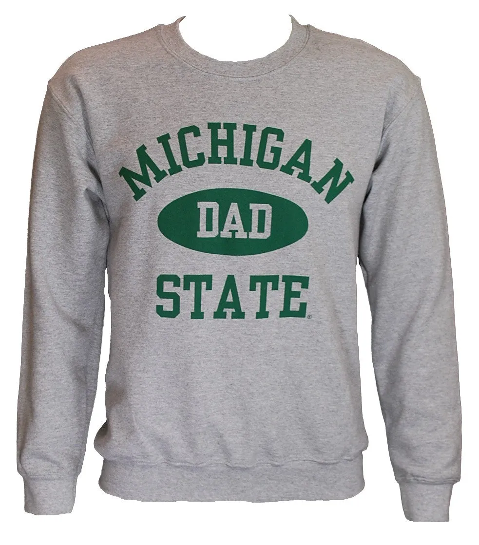 Michigan State University Spartans Family Crewnecks: Mom, Dad, Grandma, Grandpa