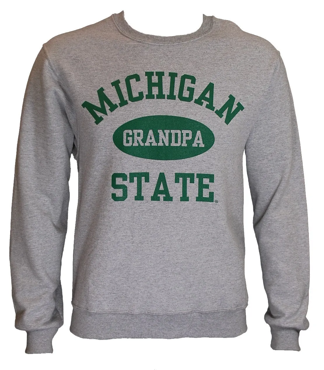 Michigan State University Spartans Family Crewnecks: Mom, Dad, Grandma, Grandpa