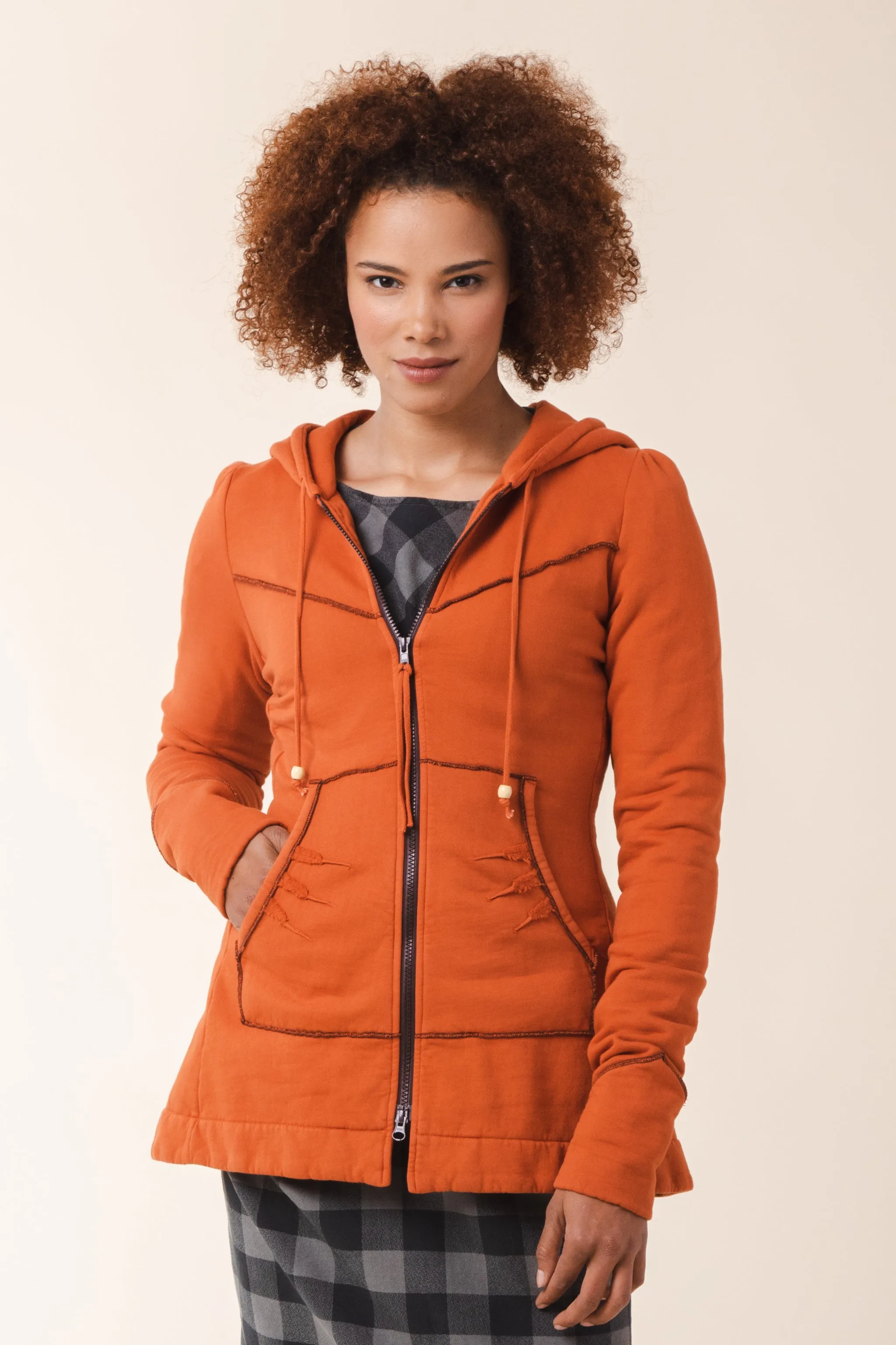 Mid Prairie Hoodie in Hot Sauce