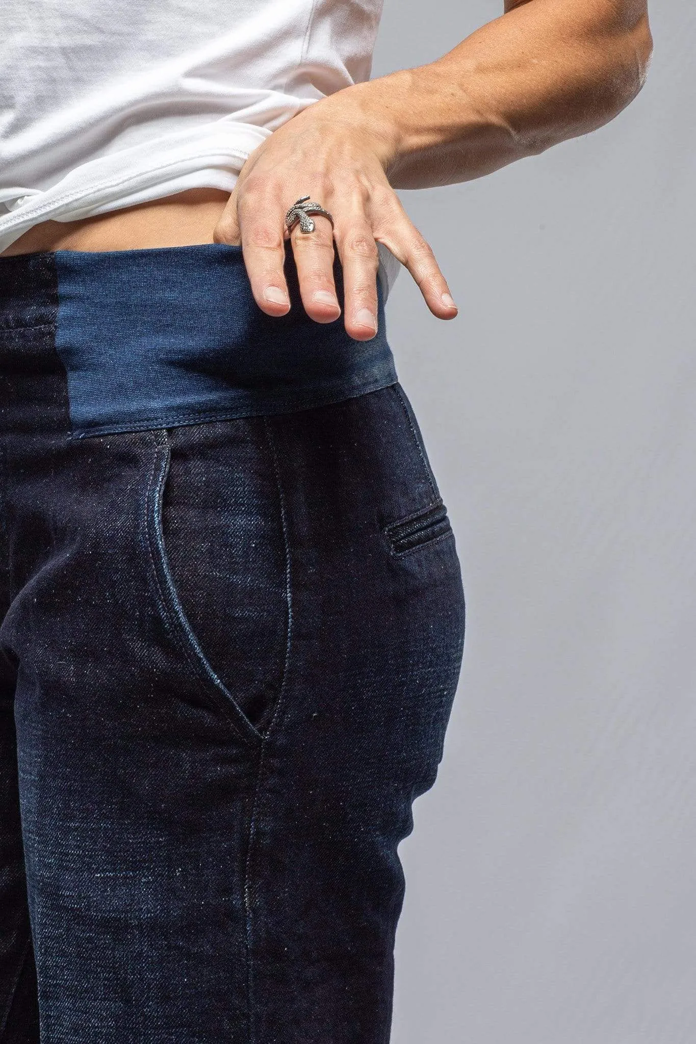 Mira Raw Denim Wide Leg Jean