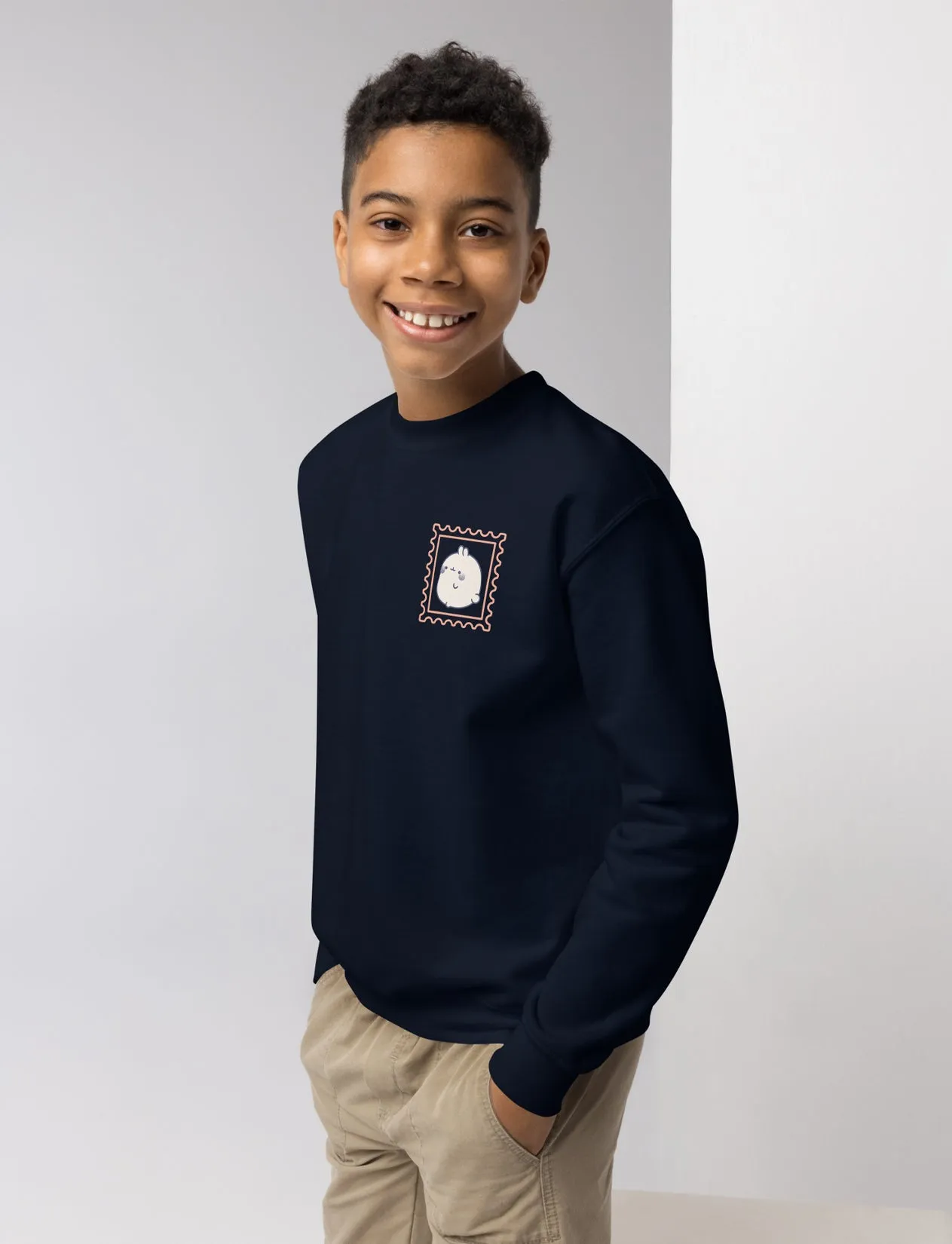 Molang Stamp Kids Sweatshirt - Deluxe