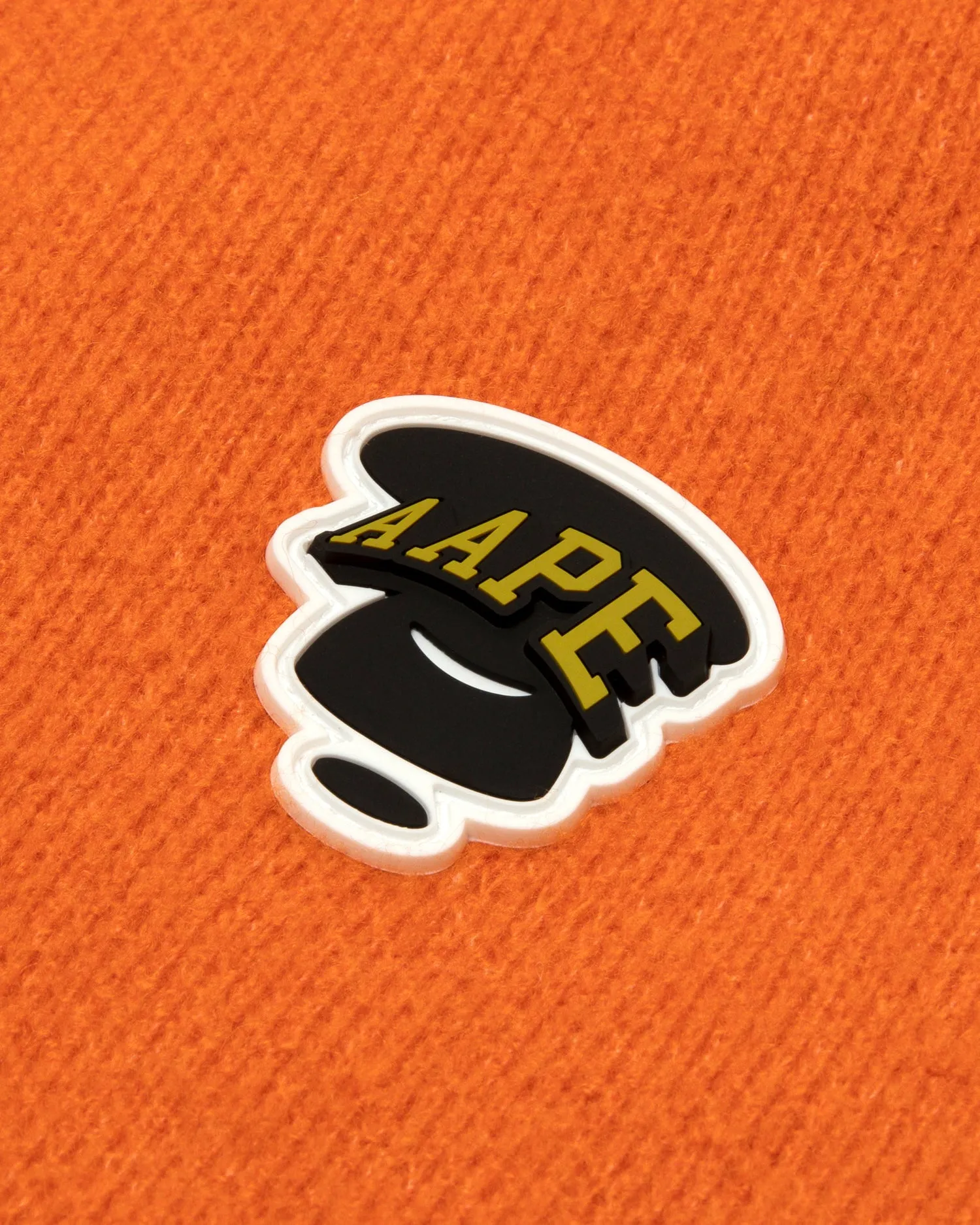 Moonface logo zip-up knit hoodie