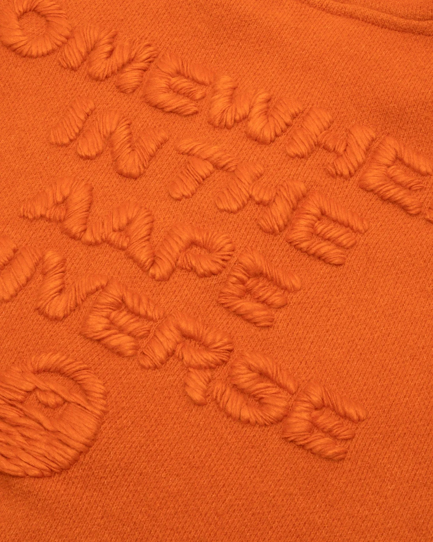 Moonface logo zip-up knit hoodie