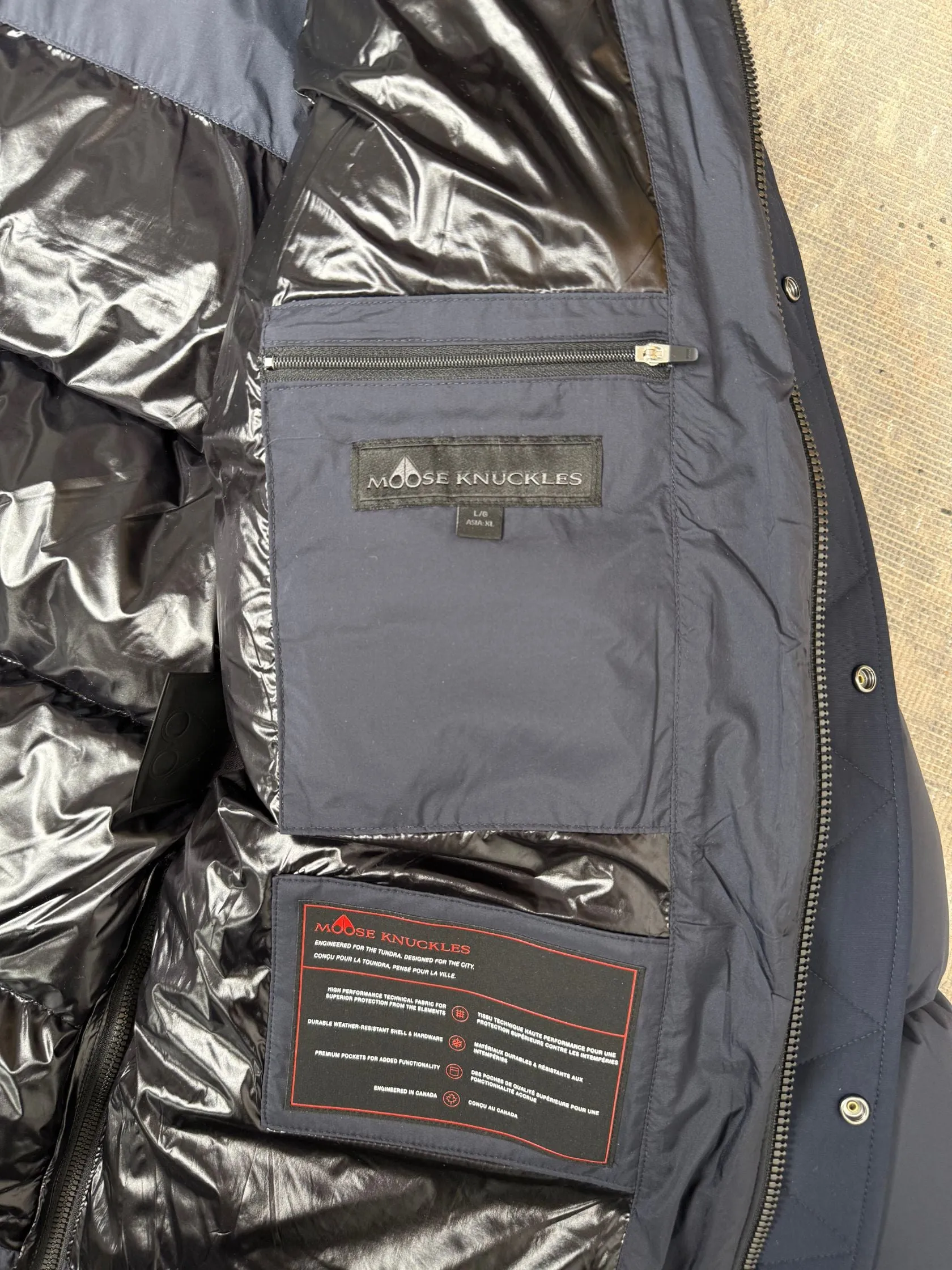 Moose Knuckles Everest 3Q Puffer - Navy