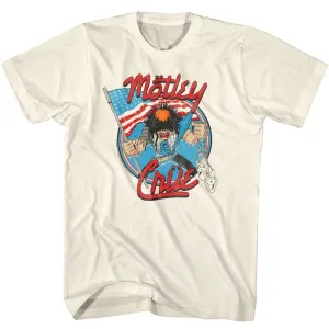 Motley Crue Allister with Us Flag T-Shirt