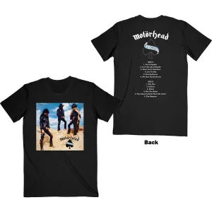 MOTORHEAD UNISEX T-SHIRT: ACE OF SPADES TRACK LIST (BACK PRINT)