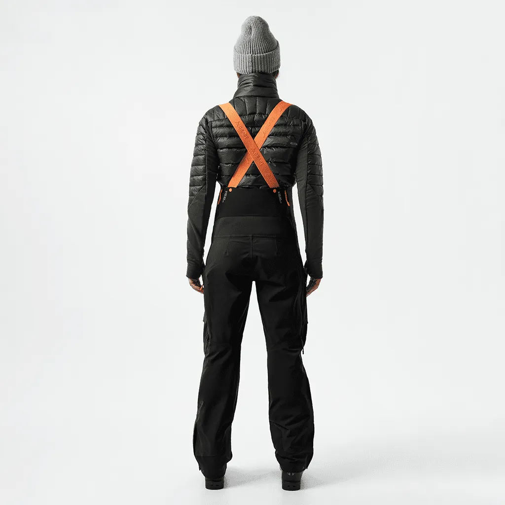 MTN-X Cliff 3L bib women's pants - Black