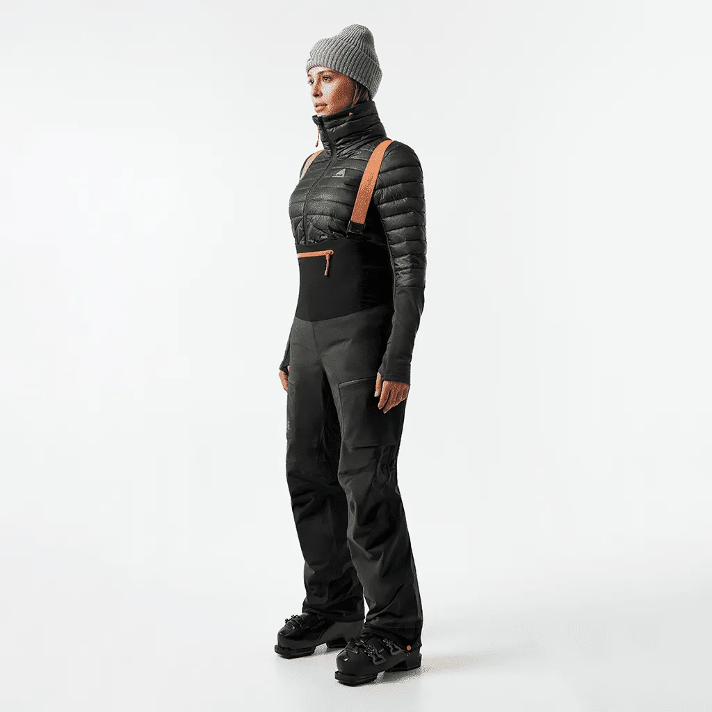 MTN-X Cliff 3L bib women's pants - Black