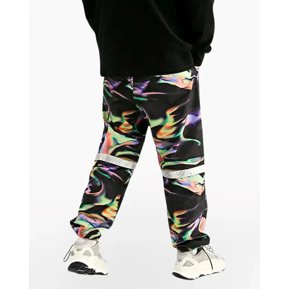 Multicolor Y2K Cargo Pants for a Festive Vibe