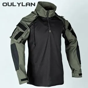 Multicolour Military Combat T-Shirt