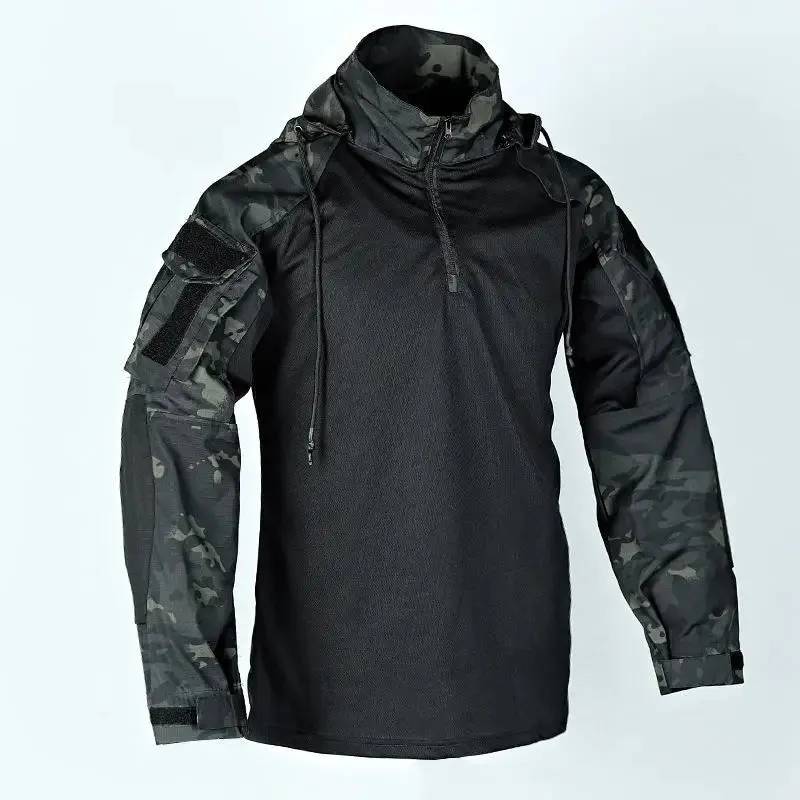 Multicolour Military Combat T-Shirt