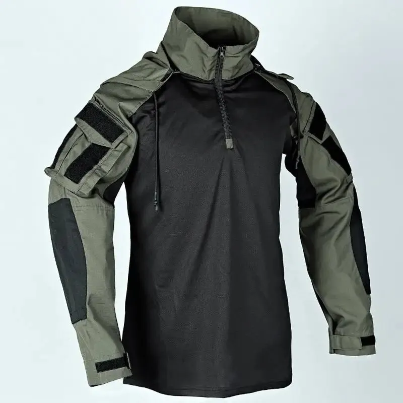 Multicolour Military Combat T-Shirt