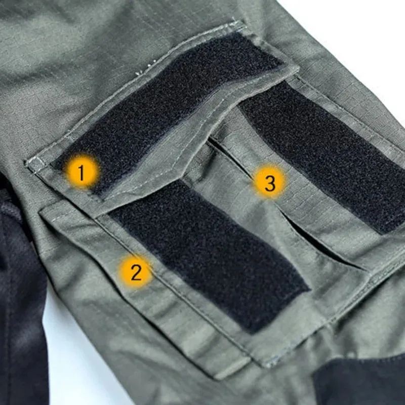 Multicolour Military Combat T-Shirt