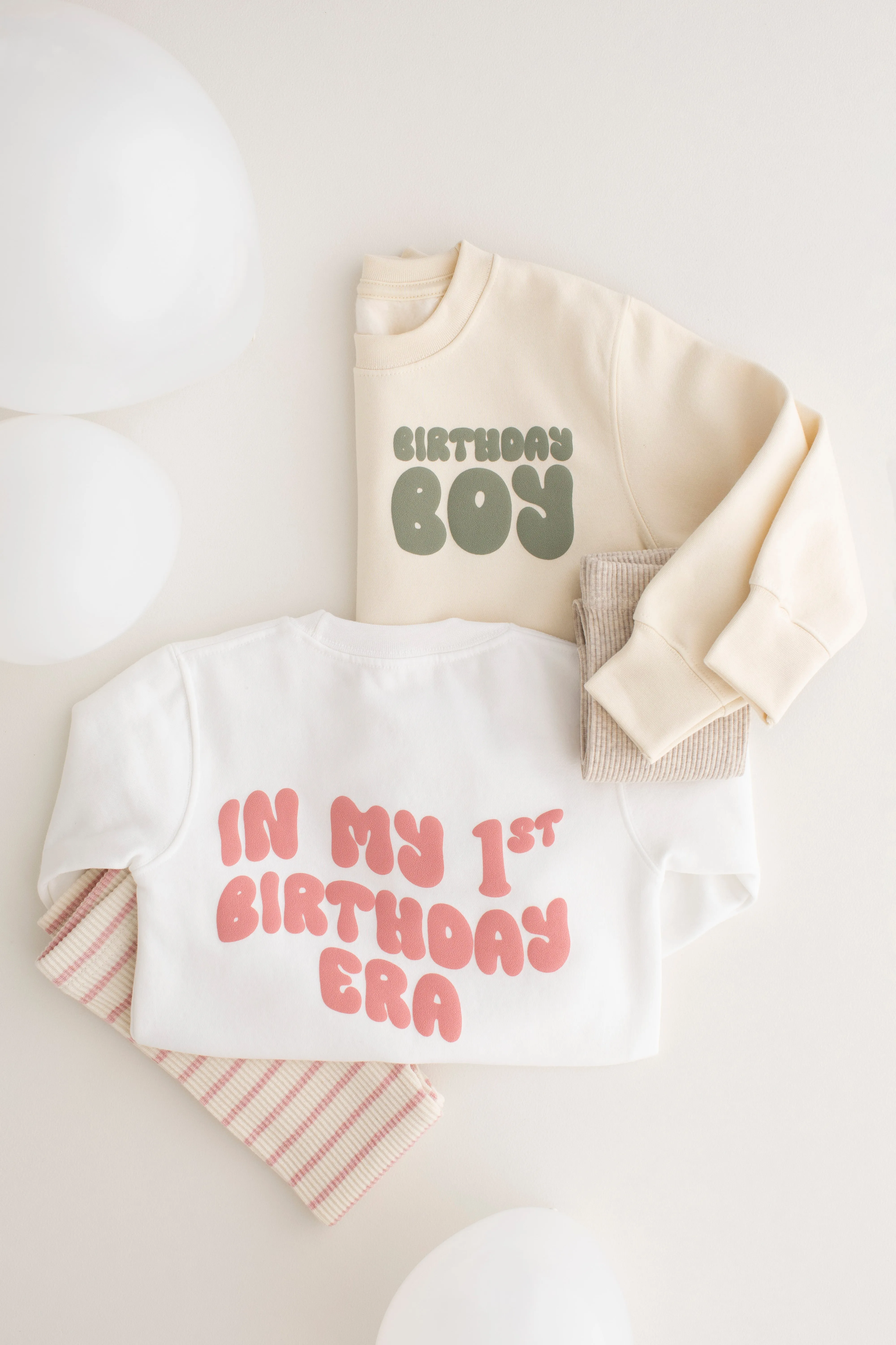 New Birthday Era Sweatshirt - Bubble print