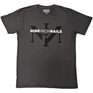NINE INCH NAILS UNISEX T-SHIRT: ICON & LOGO