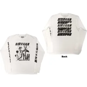 NIRVANA UNISEX LONG SLEEVE T-SHIRT: INCESTICIDE (BACK & SLEEVE PRINT)