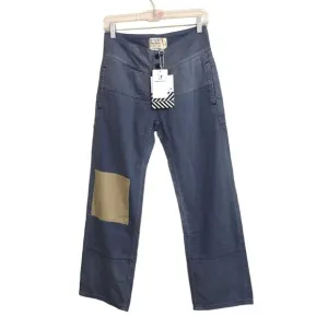 NWT Free People x Sandrine Rose Patchwork Linen Cargo Pants Size 24