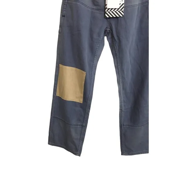 NWT Free People x Sandrine Rose Patchwork Linen Cargo Pants Size 24