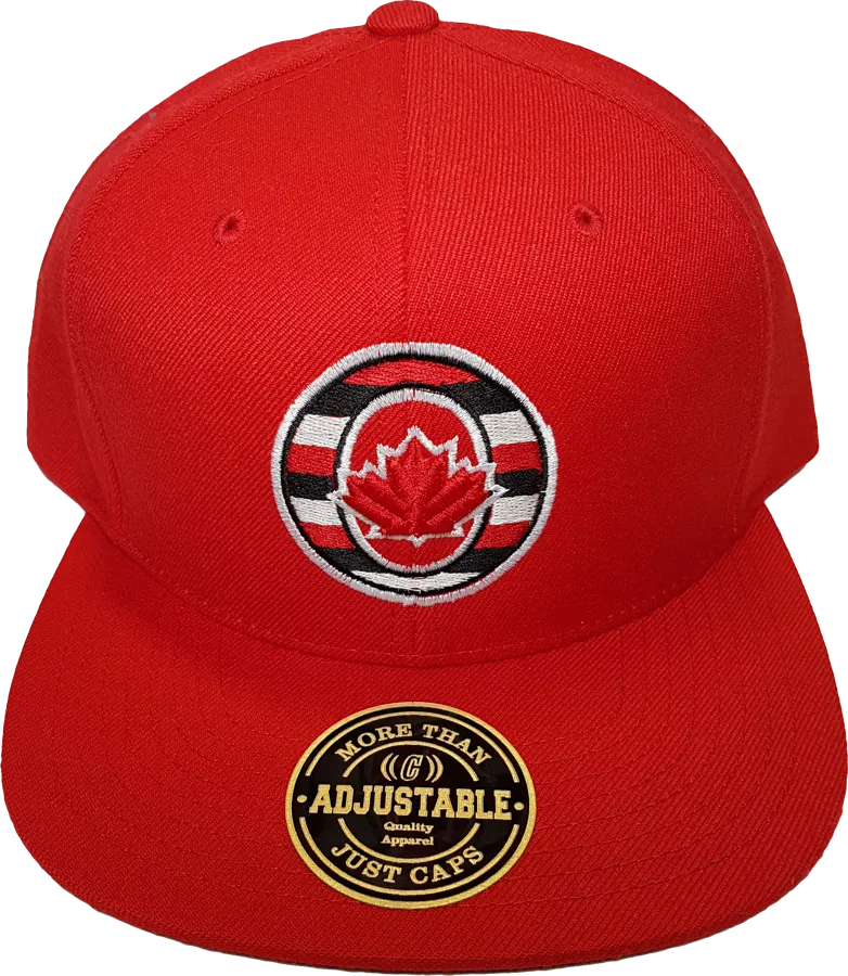 O-Canada Represent Red Snapback Cap
