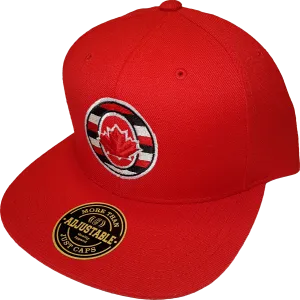 O-Canada Represent Red Snapback Cap