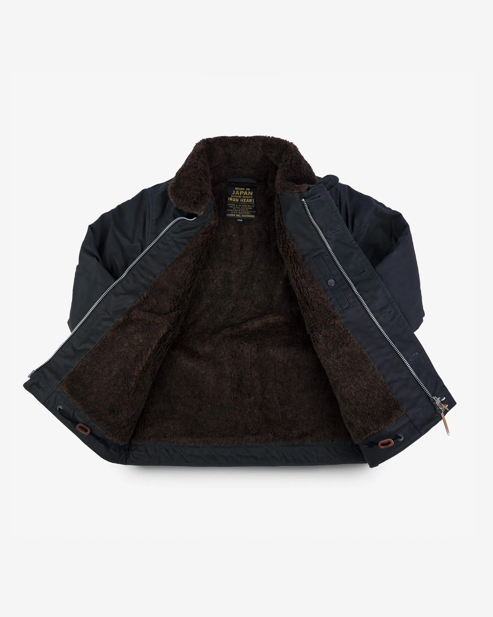 Oiled Whipcord N1 Deck Jacket - Black