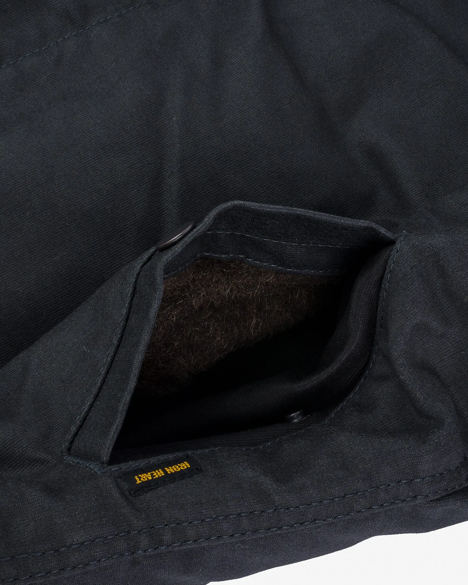 Oiled Whipcord N1 Deck Jacket - Black