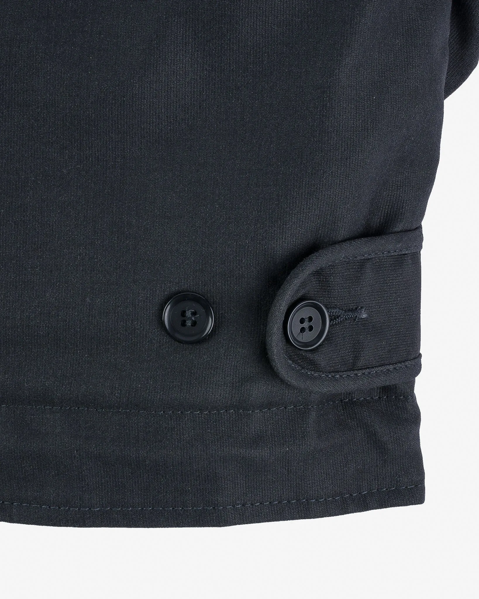 Oiled Whipcord N1 Deck Jacket - Black