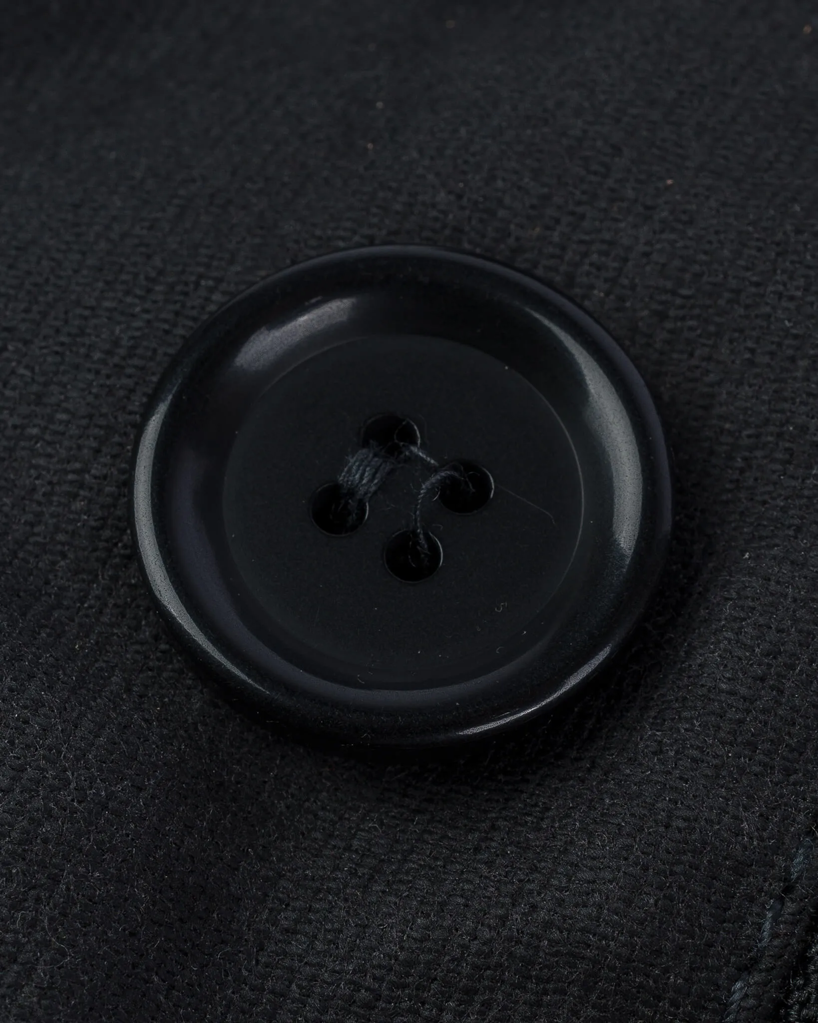 Oiled Whipcord N1 Deck Jacket - Black
