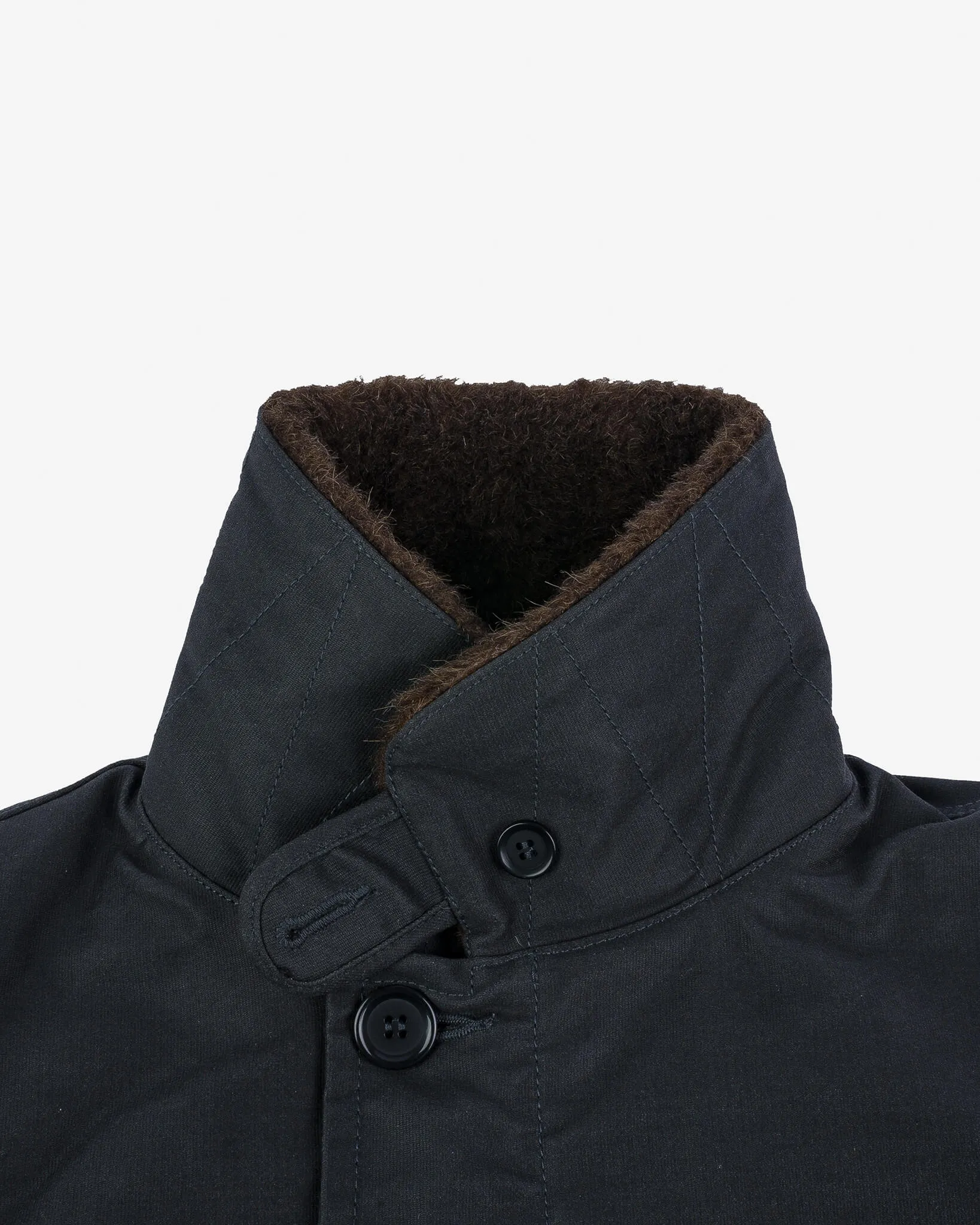 Oiled Whipcord N1 Deck Jacket - Black