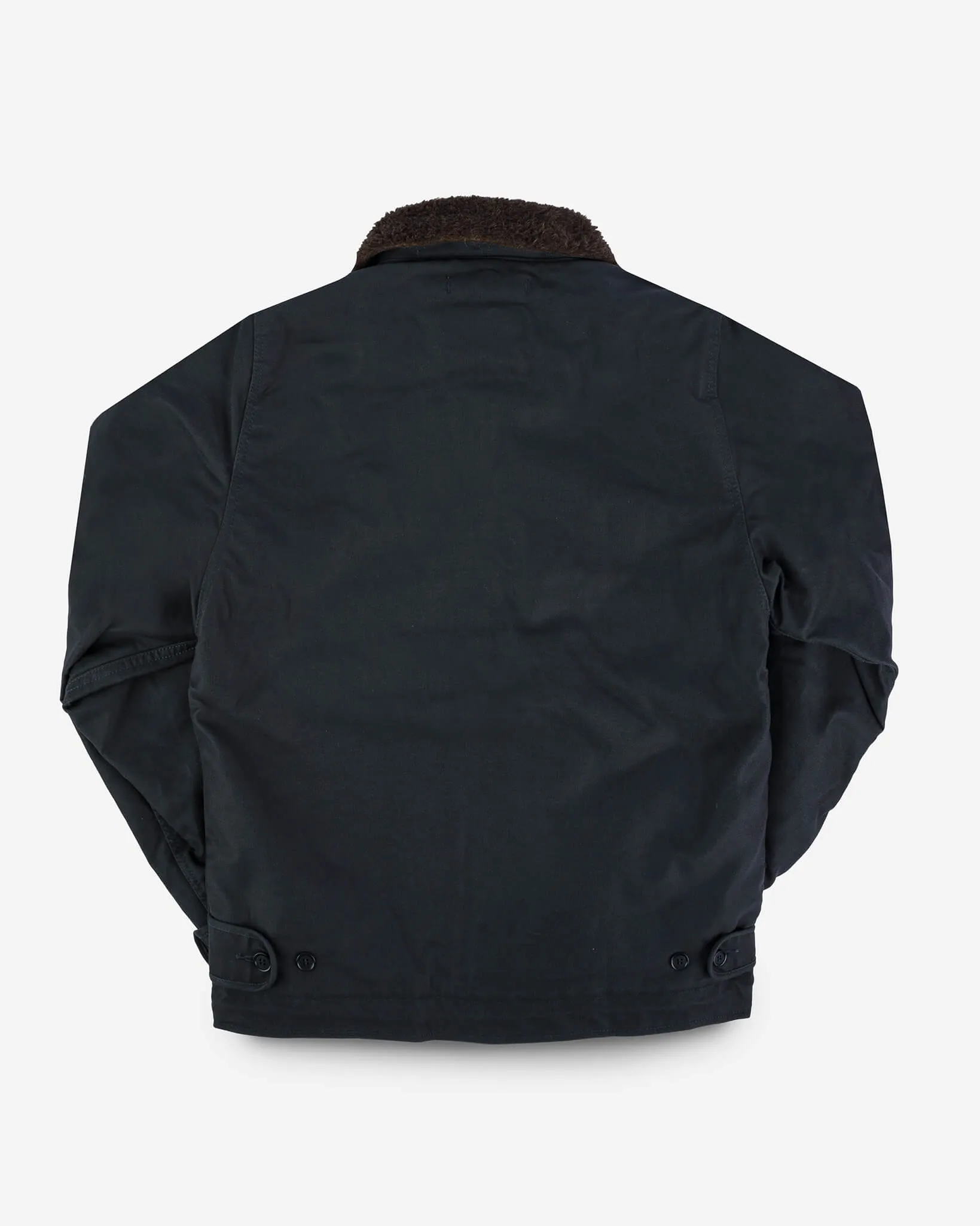 Oiled Whipcord N1 Deck Jacket - Black