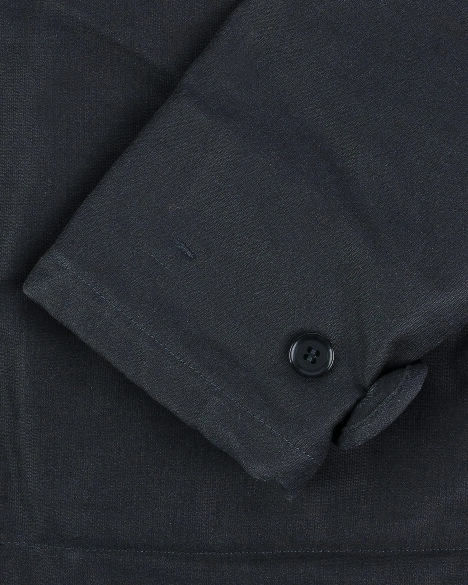 Oiled Whipcord N1 Deck Jacket - Black